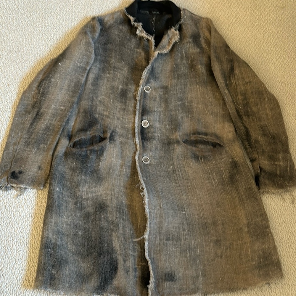 Avont Toi long heavyweight jacket
